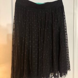 Mid length torrid skirt pokadots